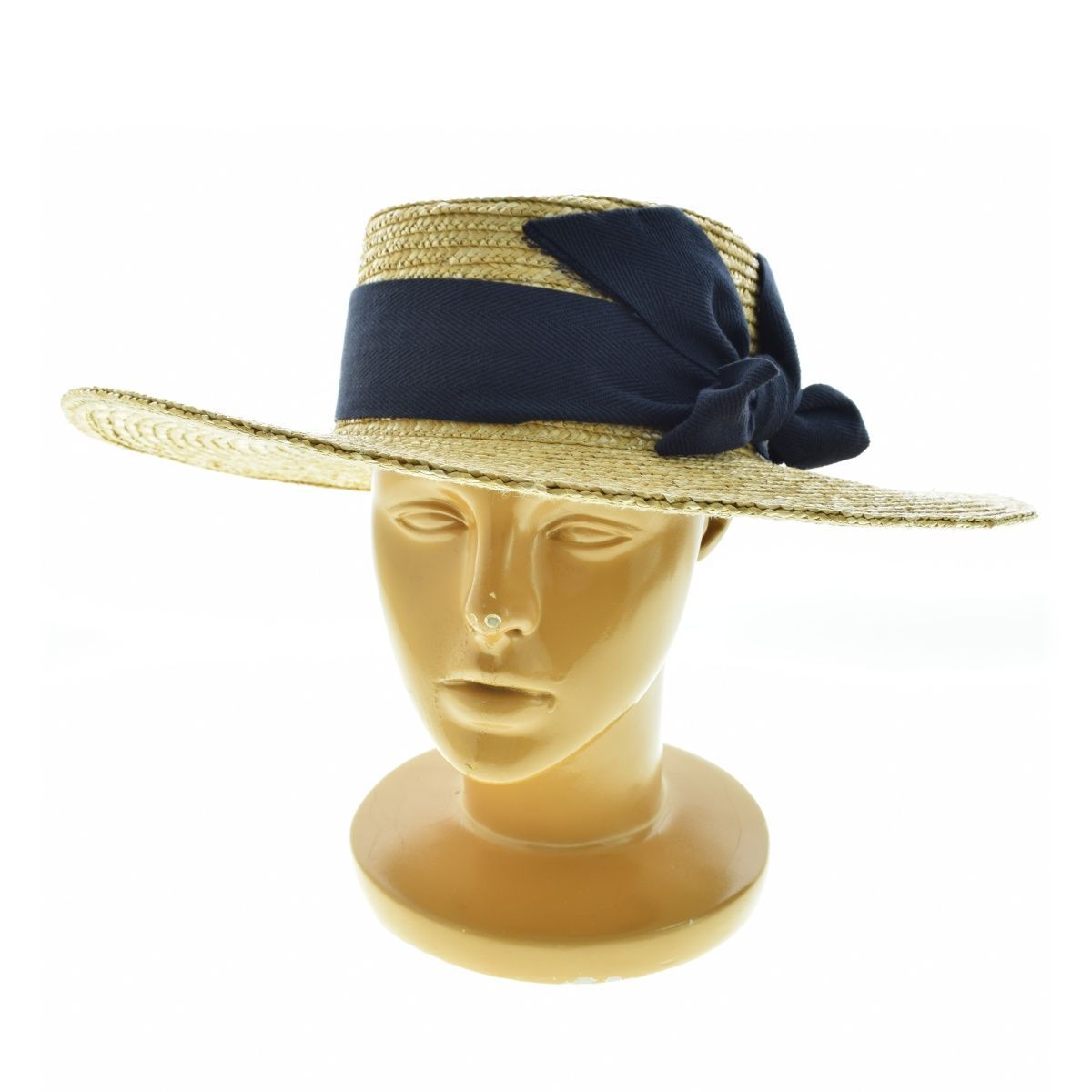 【NIGELCABOURN】リボン ストロー 麦わらハット