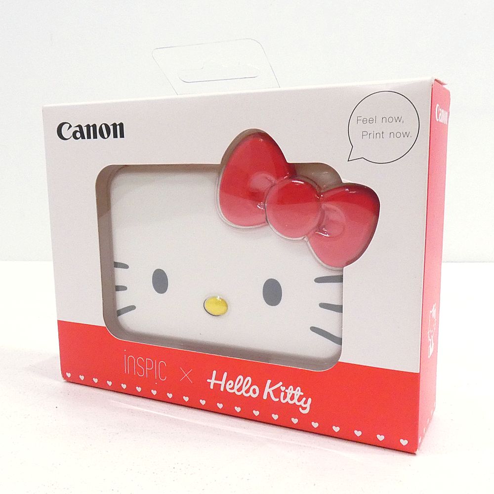 小牧店 未開封 箱イタミ Canon iNSPiC PV-123-HK ミニフォトプリンター ハローキティ コラボ I140-3443