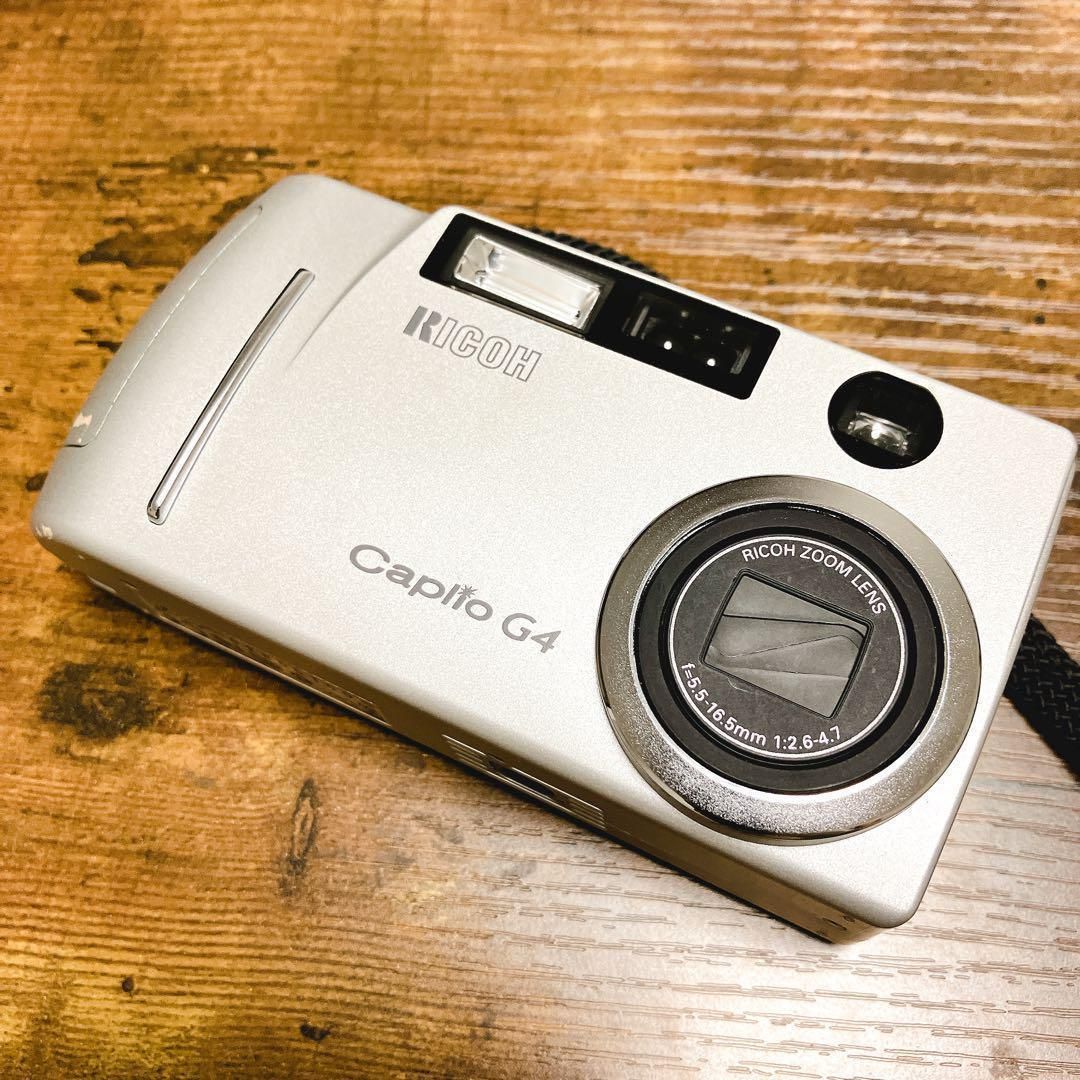 Ricoh Caplio G4 wide ブラック　単3電池　動作確認済み Ricoh Caplio G4 wide ブラック 単3電池 動作確認済み