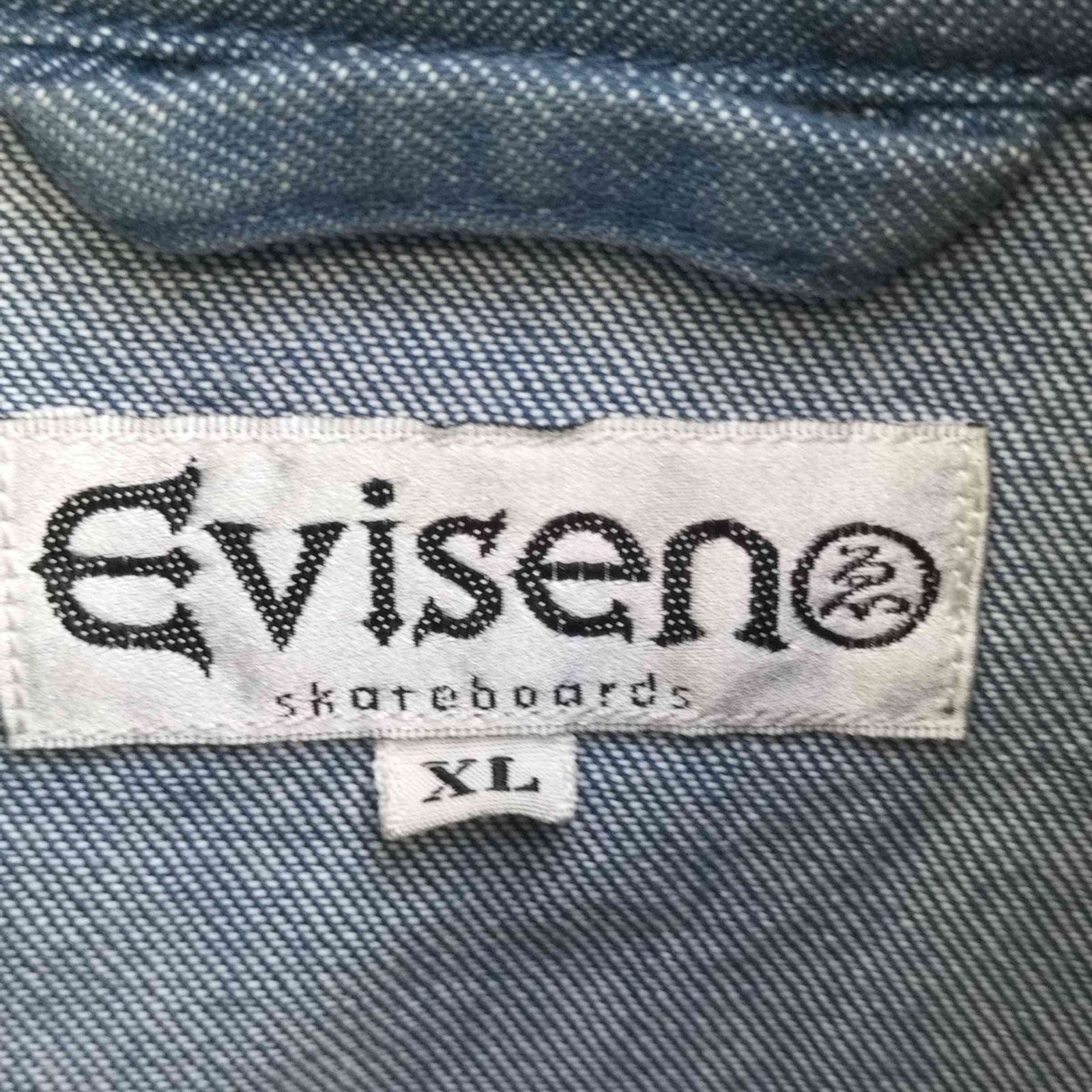 ヱビセンスケートボーズ Evisen skateboards ゑ刺繍 スタンドカラー 