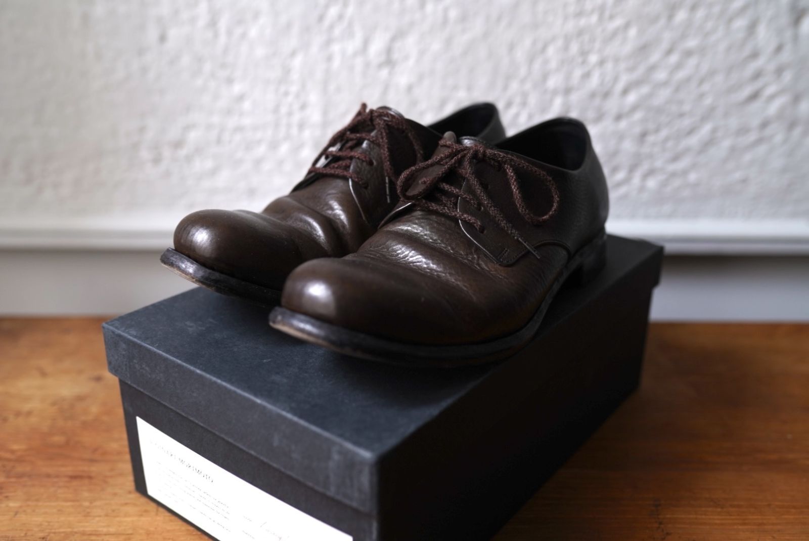 23AW Lace up Derby Shoes レースアップダービーシューズ / SUGINARI MORIMOTO(スギナリモリモト )|mercariメルカリ官方指定廠商|Bibian比比昂代買代購