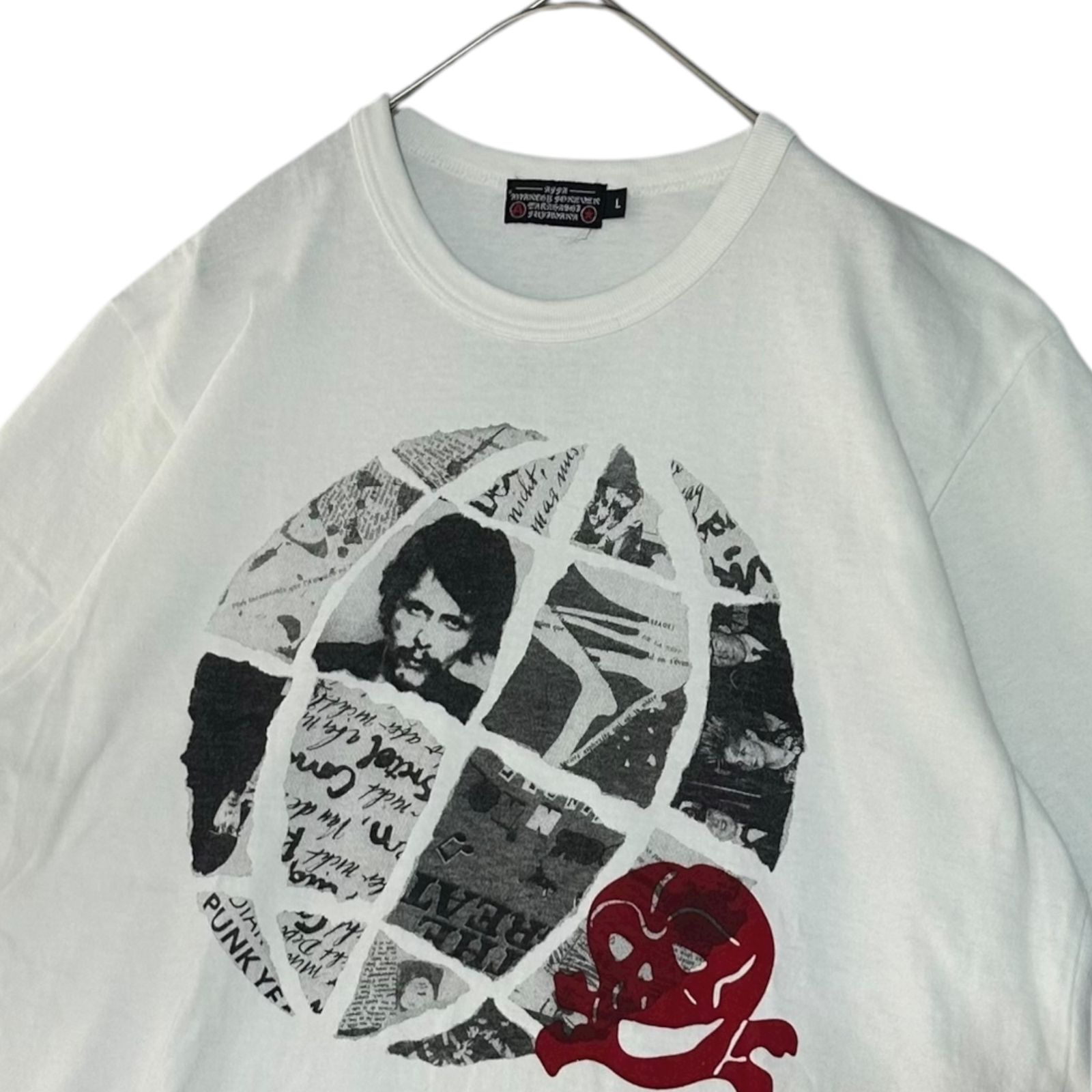 AFFA エーエフエフエー Graphic Photo Print Tee グラフィック フォト プリント 半袖 Tシャツ L ホワイト