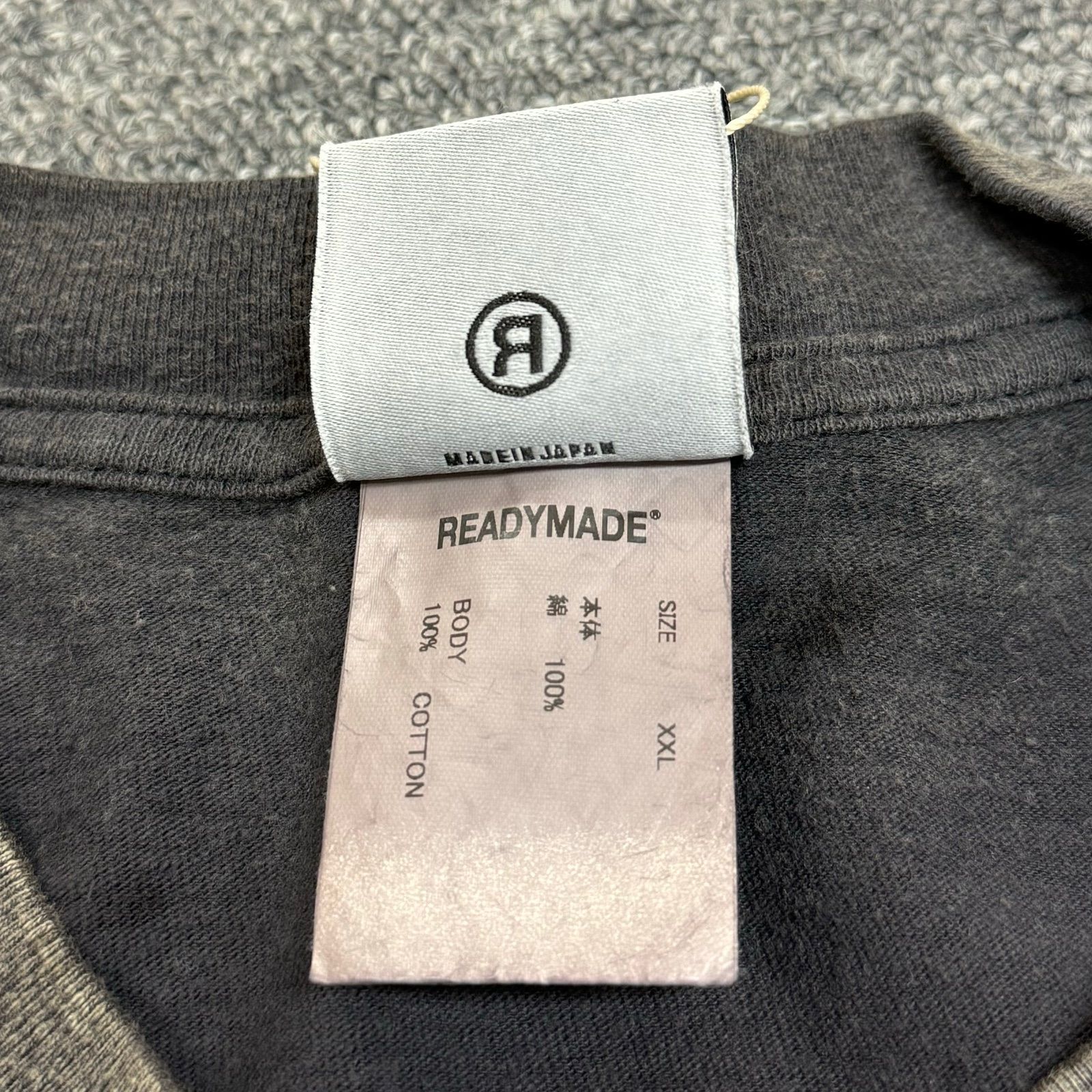 定価41800円 新品 READYMADE 24AW DESTRUCTION L/S T-SHIRT ディス 