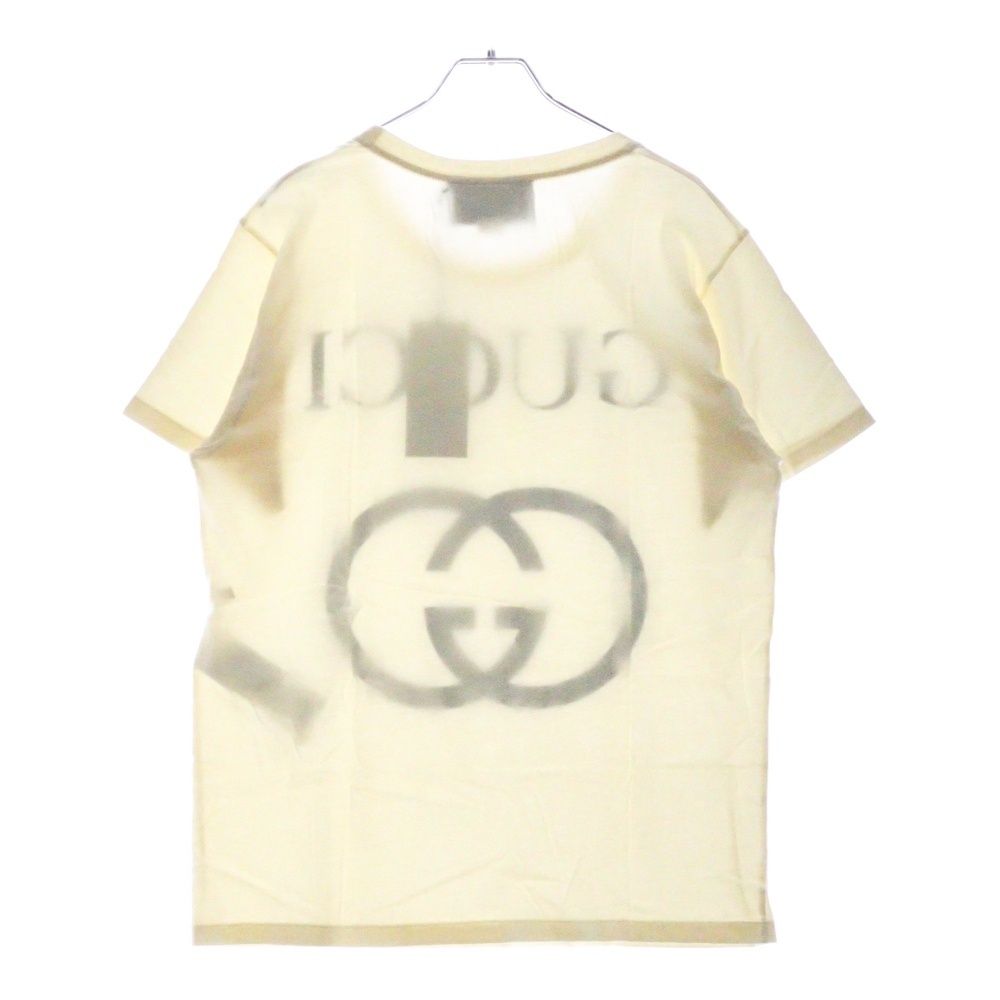 GUCCI グッチロゴTシャツメンズインターロッキングG 半袖白L