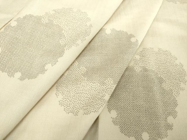 平和屋着物○本塩沢 150亀甲 雪輪重ね 正絹 逸品 未使用 DAAS3385ps