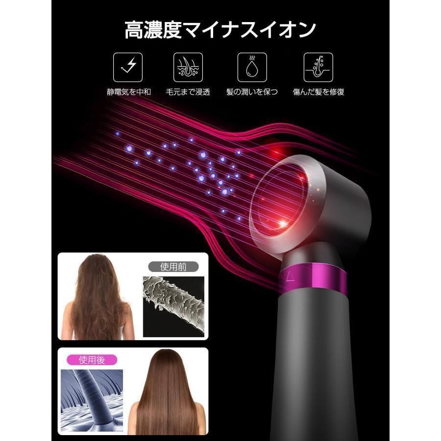 ドライヤー 【5in1多機能】 大風量 速乾 ヘアドライヤー 1200W