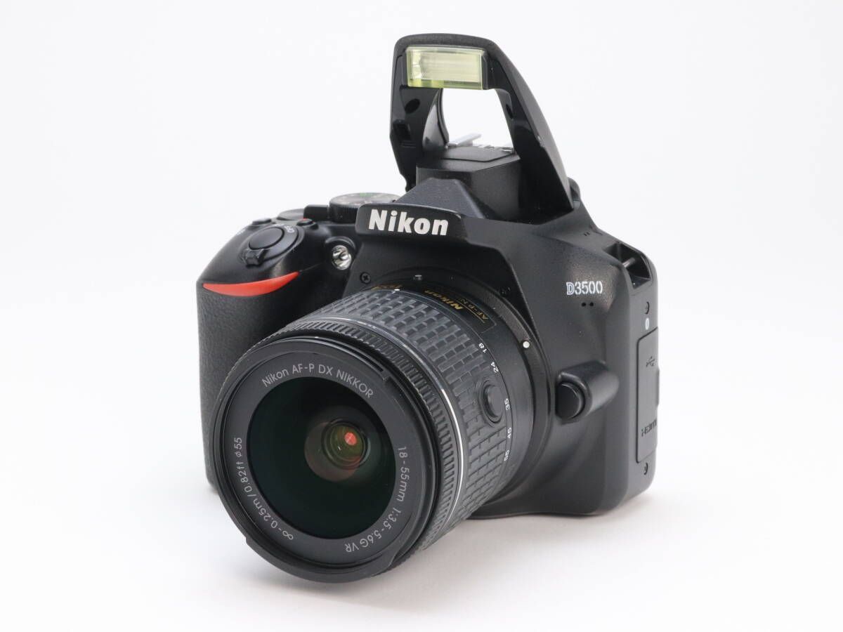 Nikon デジタル一眼レフカメラ D3500 AF-P 18-55 VR レンズキット D3500LK Nikon ニコン D3500 ダブルズームキット 一眼レフ カメラ 高性能レンズ