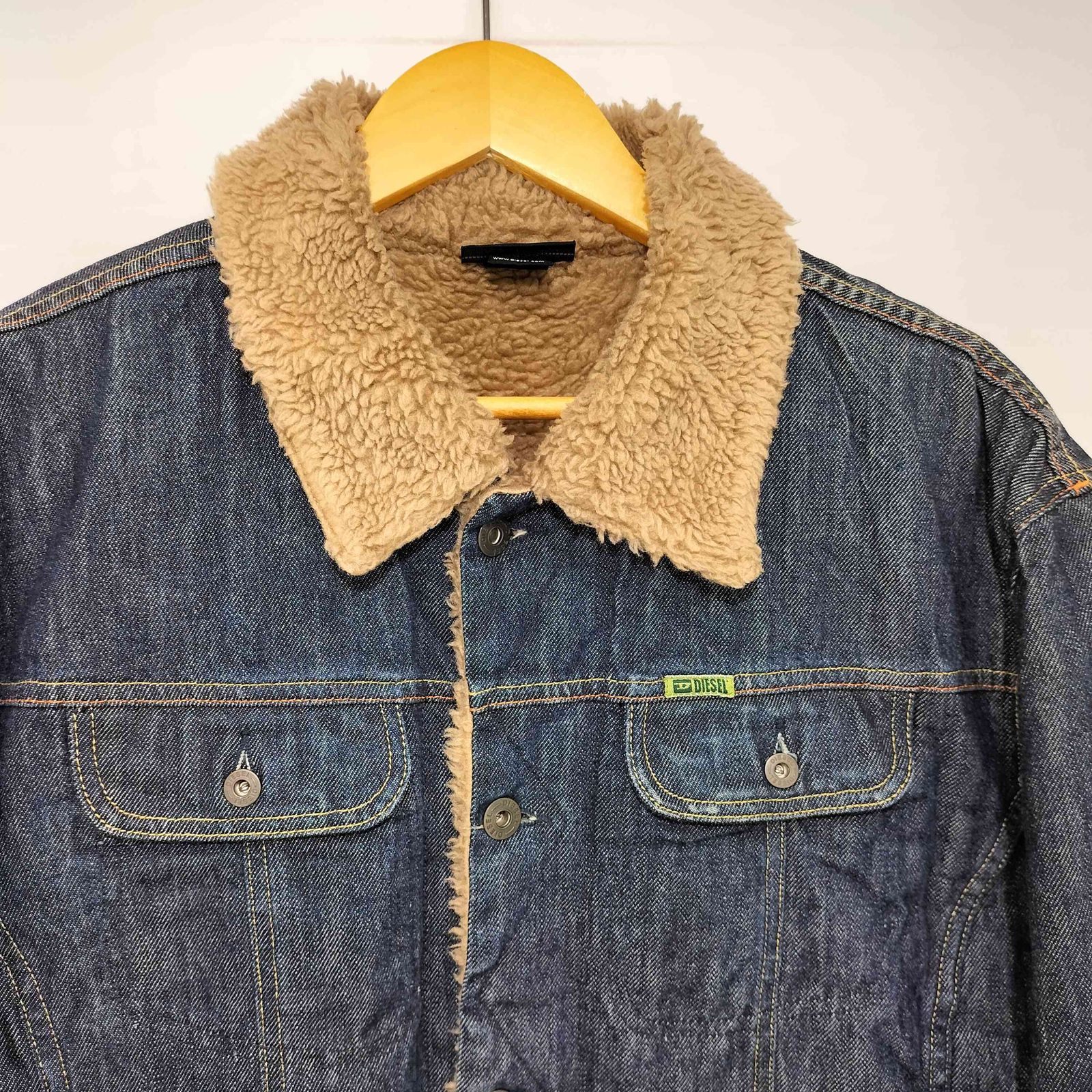 ディーゼル DIESEL ボアトラッカージャケット デニムジャケット メンズ 