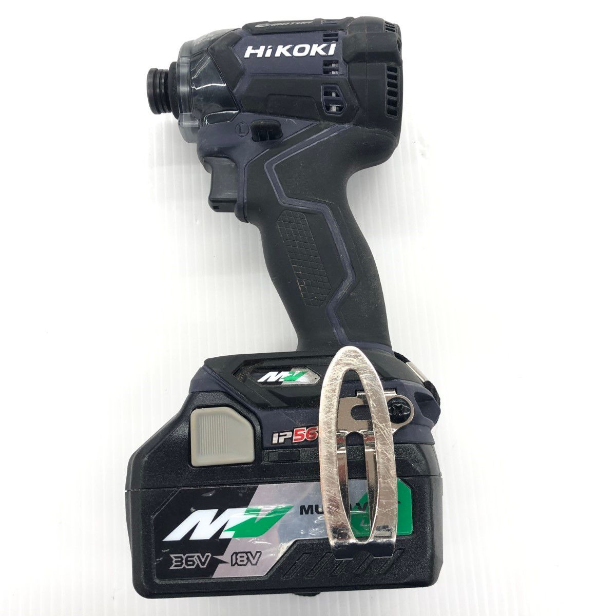 ДД HiKOKI ハイコーキ インパクトドライバ 程度B 充電池1個付 コードレス式 36v JO108351 WH36DC やや傷や汚れあり