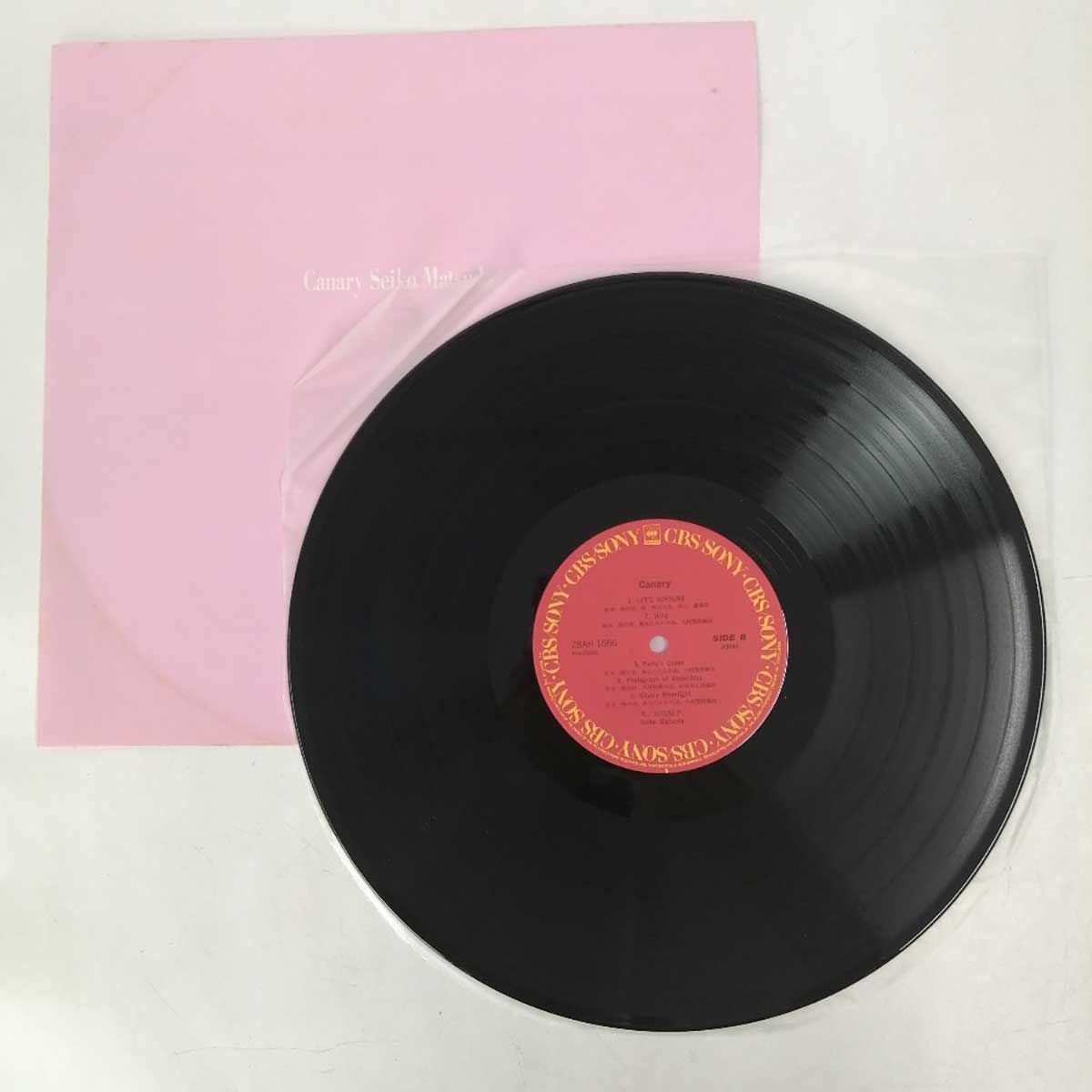 LP 松田聖子「Canary (1983年・28AH-1666・林哲司・松任谷由実作曲