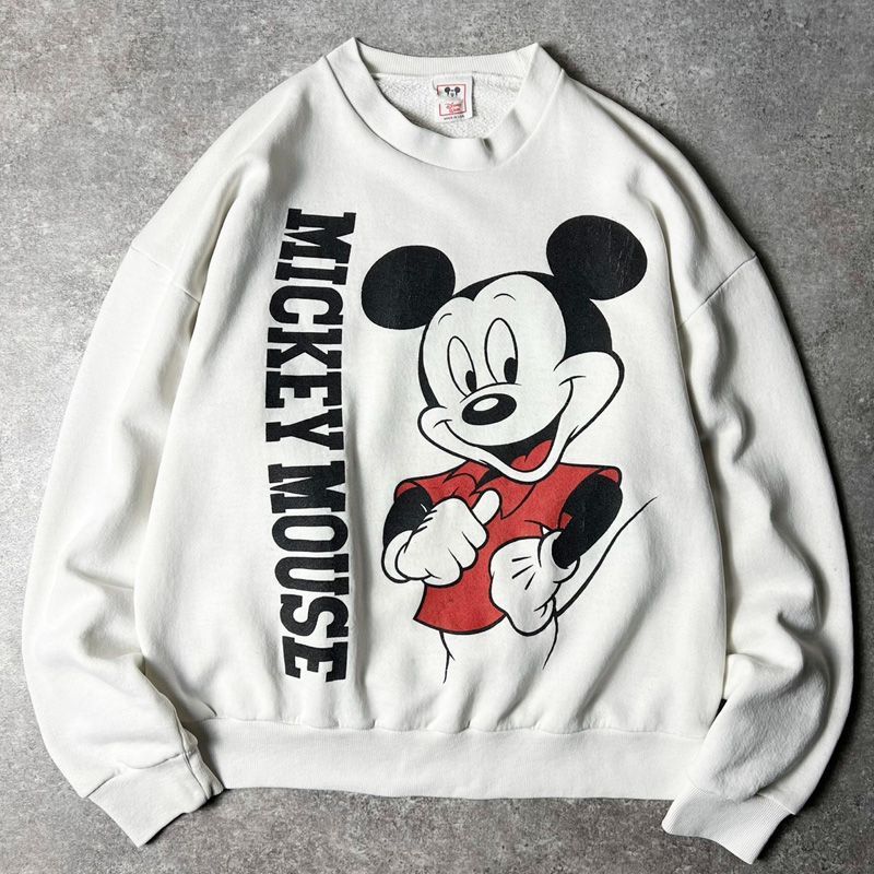 80s USA製 ディズニー オフィシャル 両面 ミッキー プリント