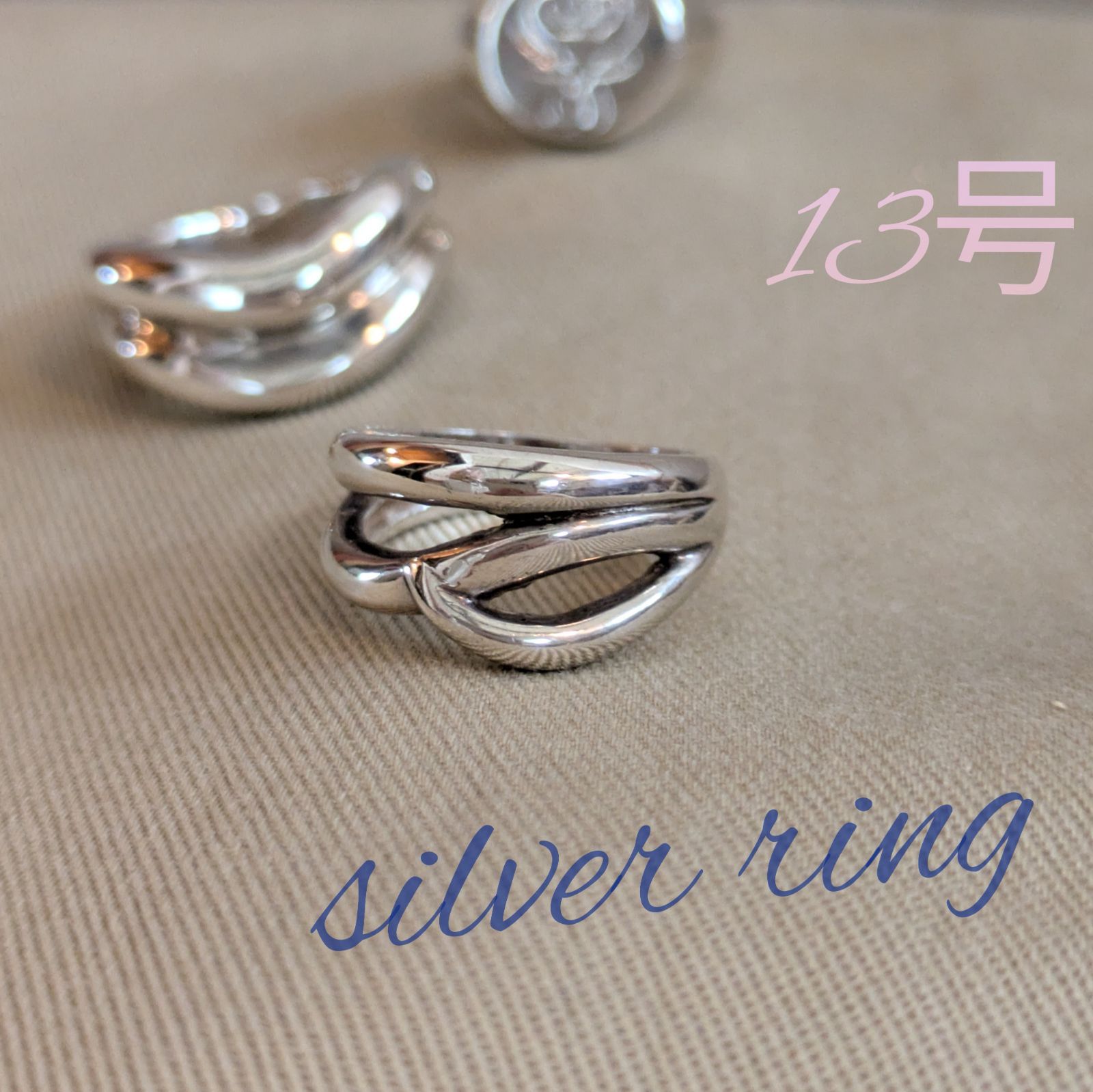 vintage✴silver ring//シルバー//ヴィンテージ//個性的//指輪//約13号