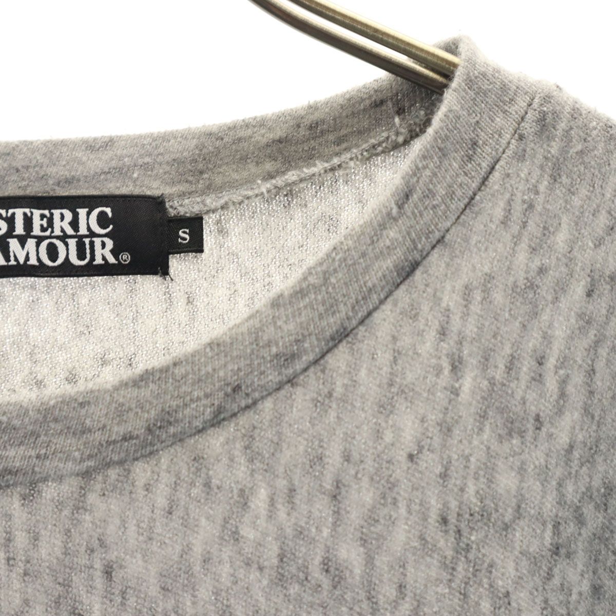 HYSTERIC GLAMOUR ヒステリックグラマー 長袖 Tシャツ S グレー ロンT