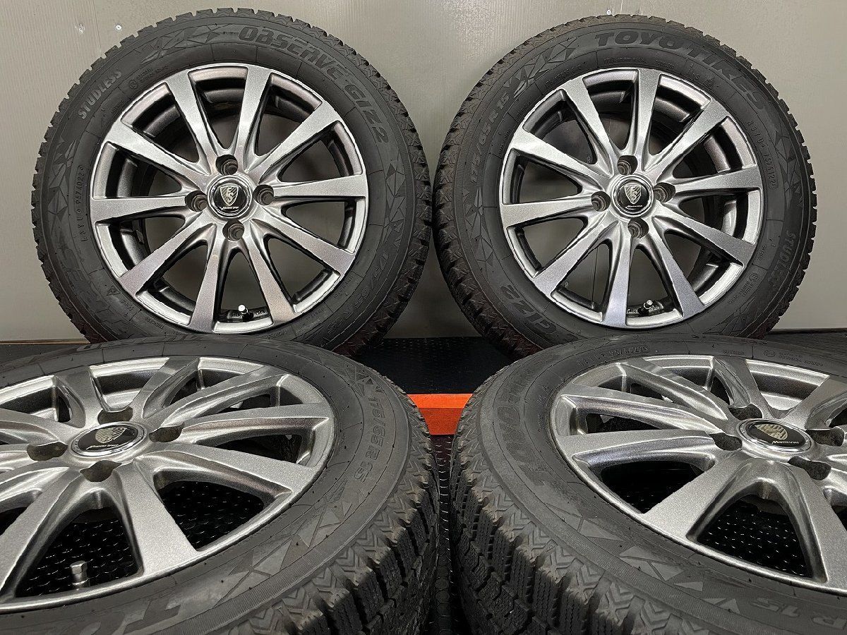 走行短め【TY OBSERVE GIZ2 175/65R15】スタッドレス【MANARAY