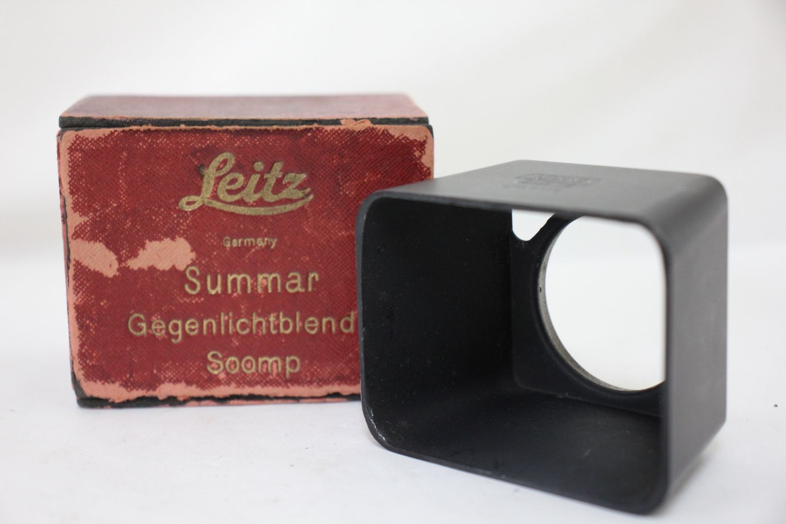 元 き ライカ Leica Leitz Soomp Summar用 角型メタルフード e 1428