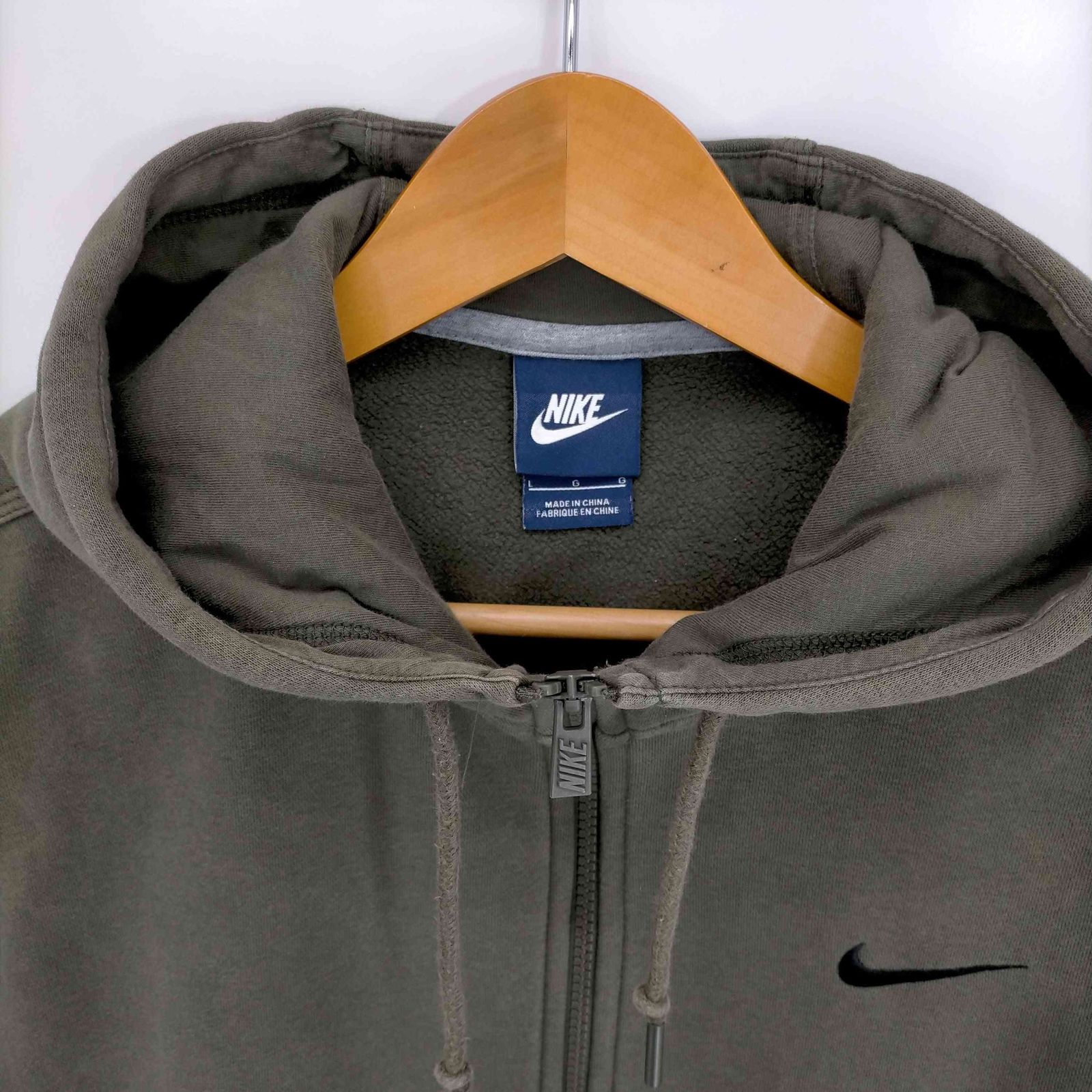 ナイキ NIKE スウォッシュ刺繍 ジップアップパーカー メンズ import：L 