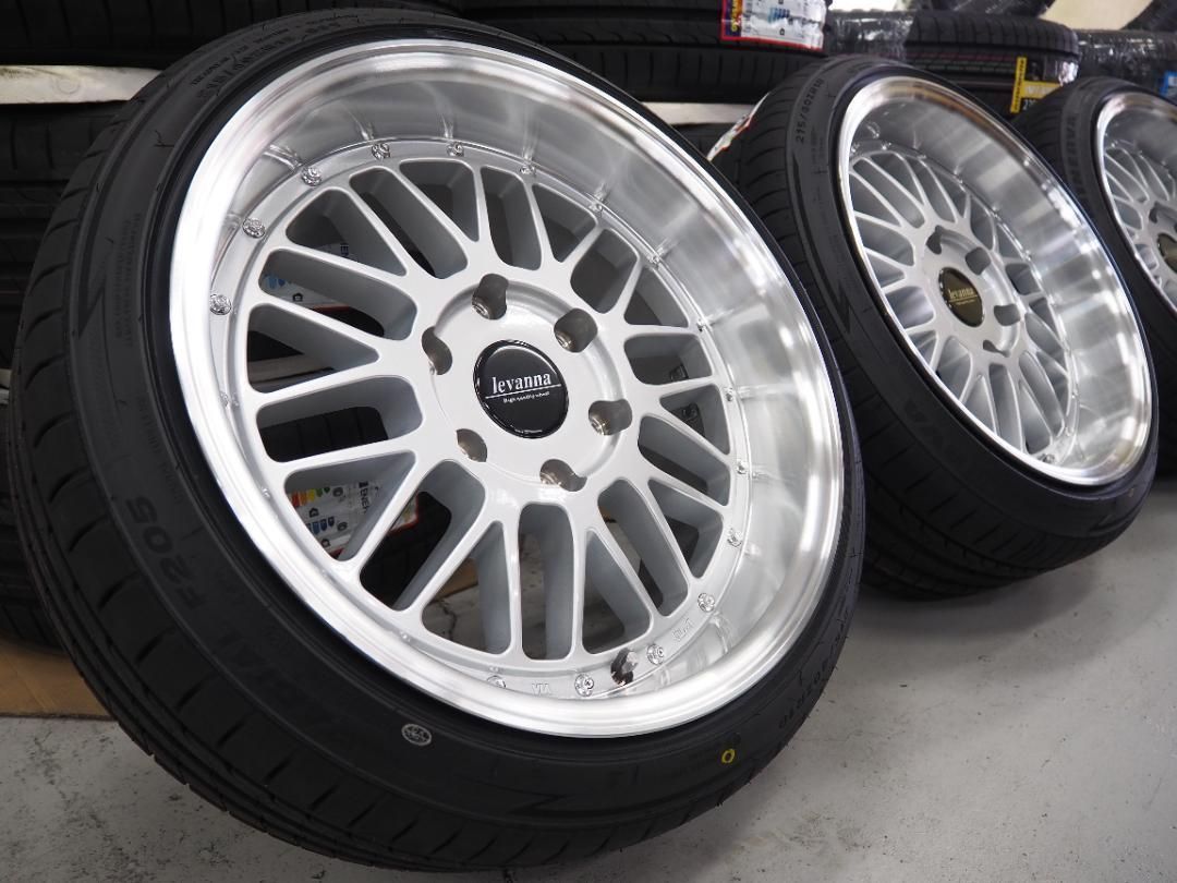 カスタムサイズ 深リム メッシュ levanna V10LTH 18inch 9.0J 6H139.7+  
