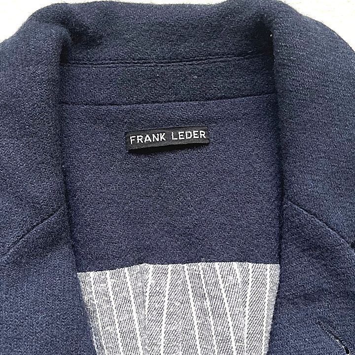 FRANK LEDER フランクリーダー テーラードジャケット ネイビー ウール