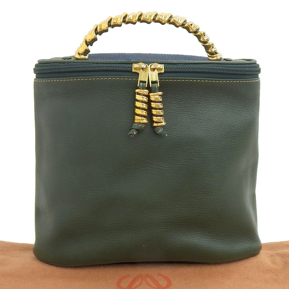 本物保証】 希少 レア 布袋付 ロエベ LOEWE ベラスケス バニティバッグ 
