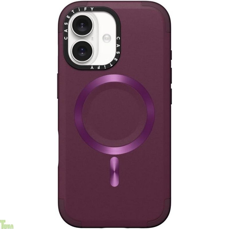 CASETiFY フォース iPhone 17 ケース 薄型 軽量|MagSafe対応|滑り止め - マルベリー a