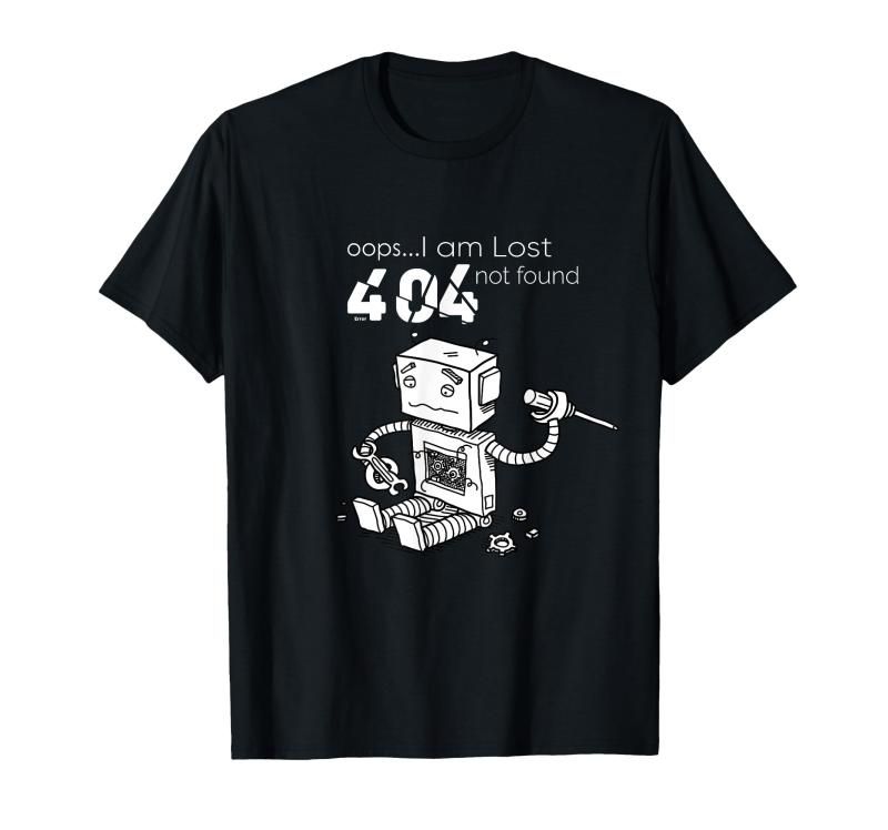 I'm Lost Not Found Cool 404 Error Not Found皮肉な引用 T