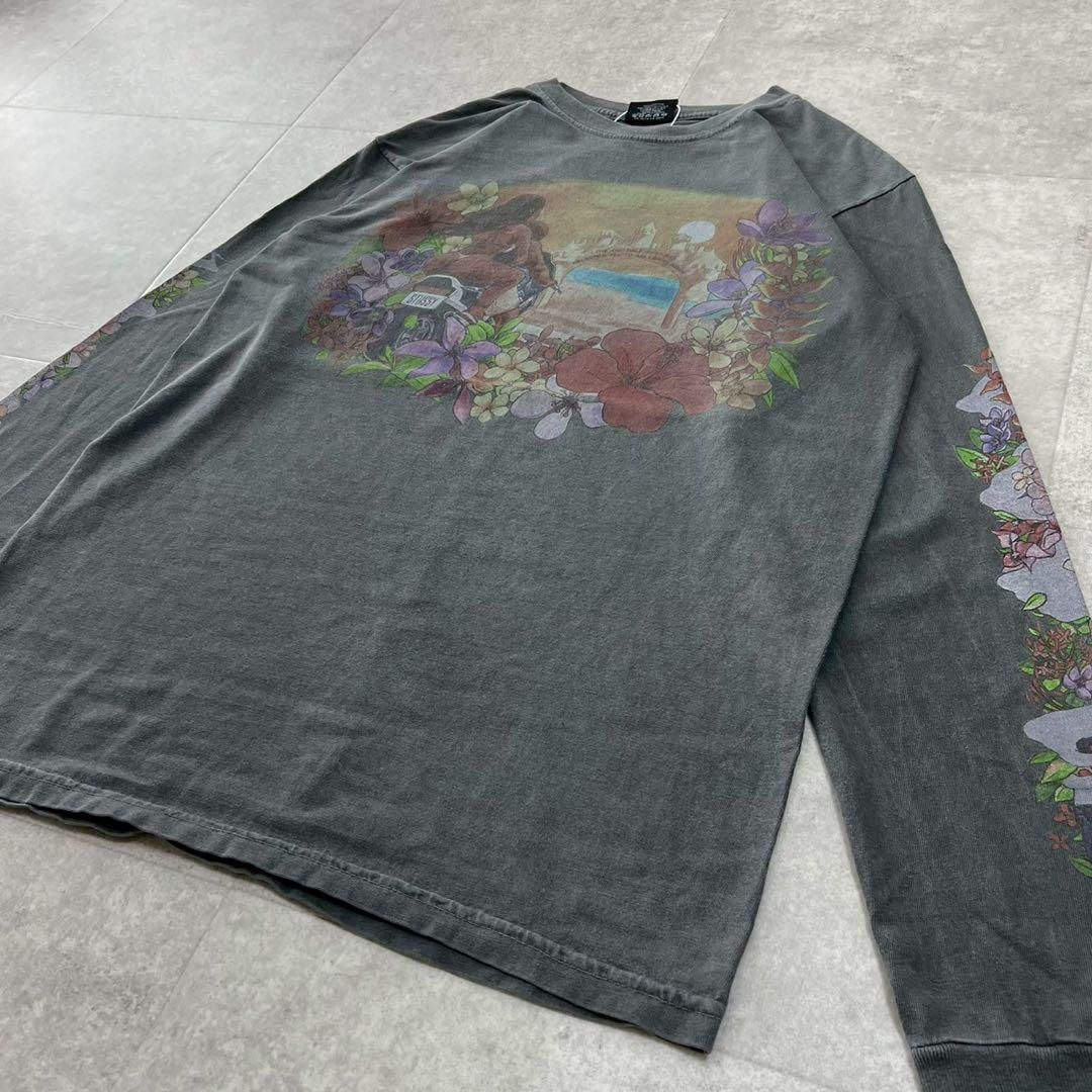 希少デザイン stussy ステューシー ロンT ビンテージ ロング