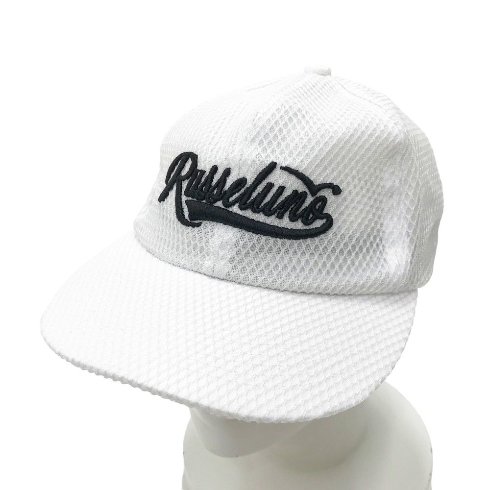 RUSSELUNO ラッセルノ 白 メッシュキャップ キャップ ホワイト