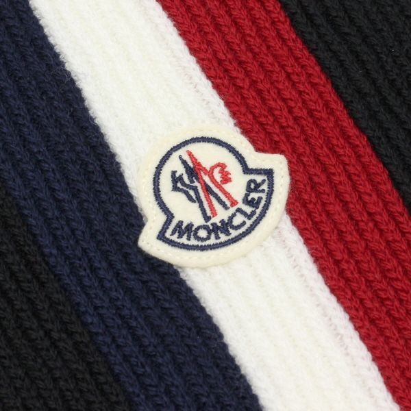 24AWモデル モンクレール MONCLER メンズ トリコロール ウール