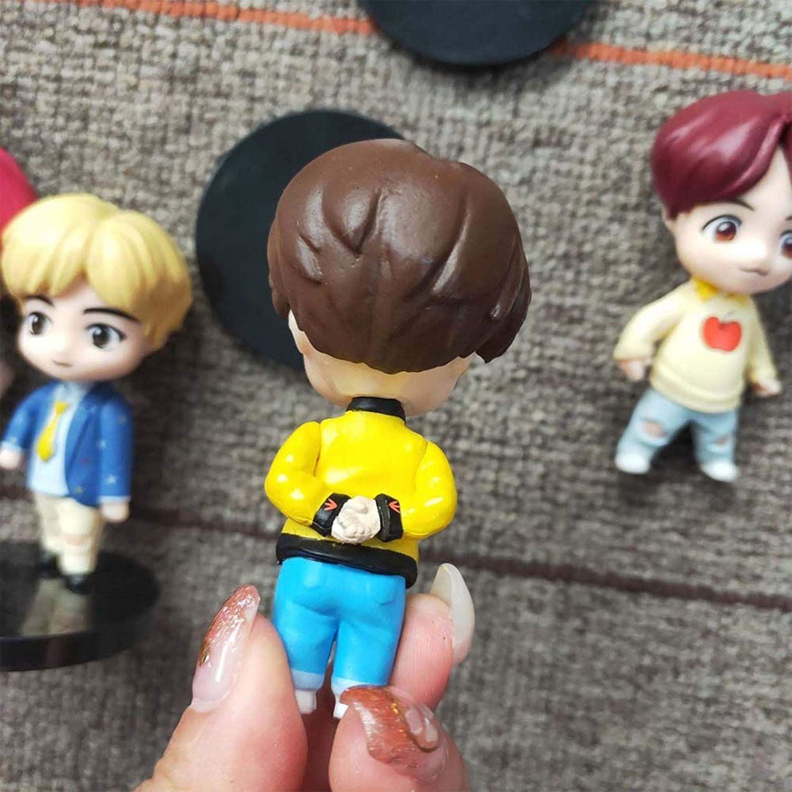 新品 7PCSBTSフィギュアBTSミニドールドールデラックス