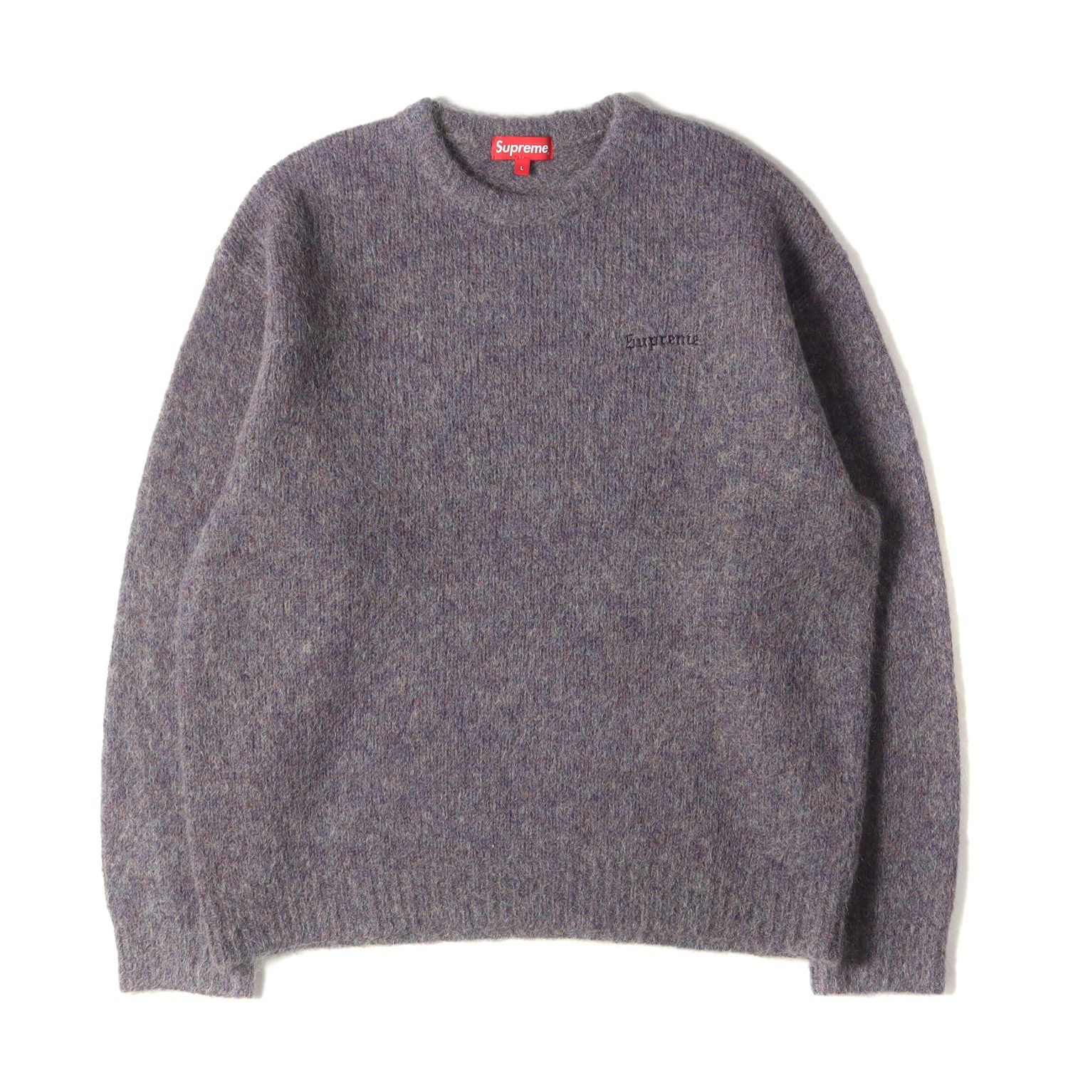美品 Supreme シュプリーム ニット サイズ:L 22AW モヘアニット クルー 
