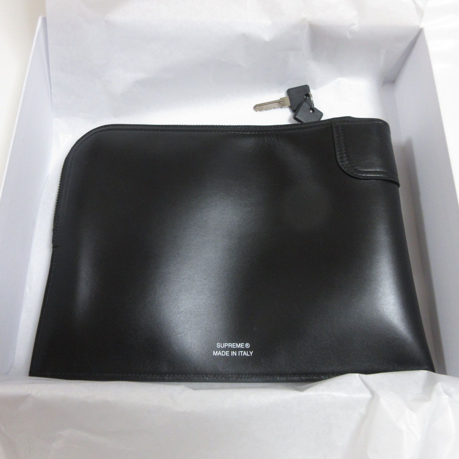 Supreme Leather Money Bag 襲っ シュプリーム ブラック