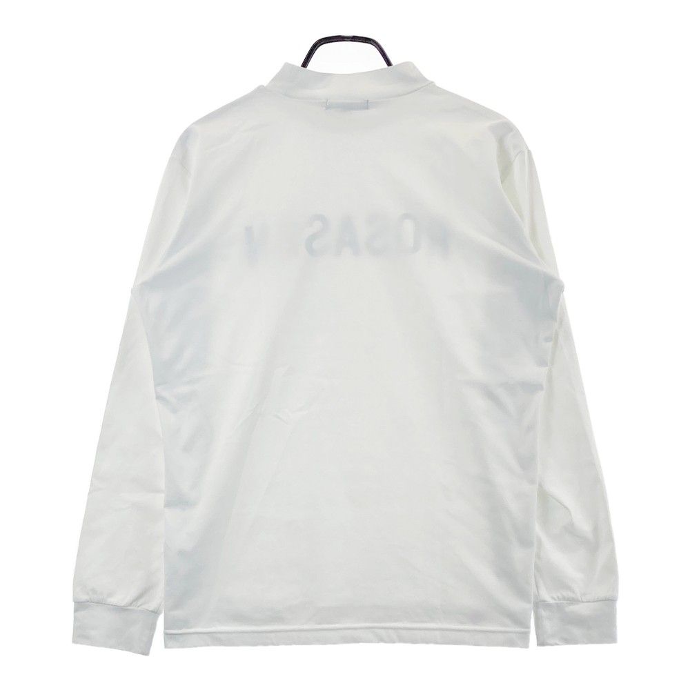 トップブランドのファッション サイズ：L ホワイト 長袖Tシャツ ハイネック ロサーセン ROSASEN メンズウェア