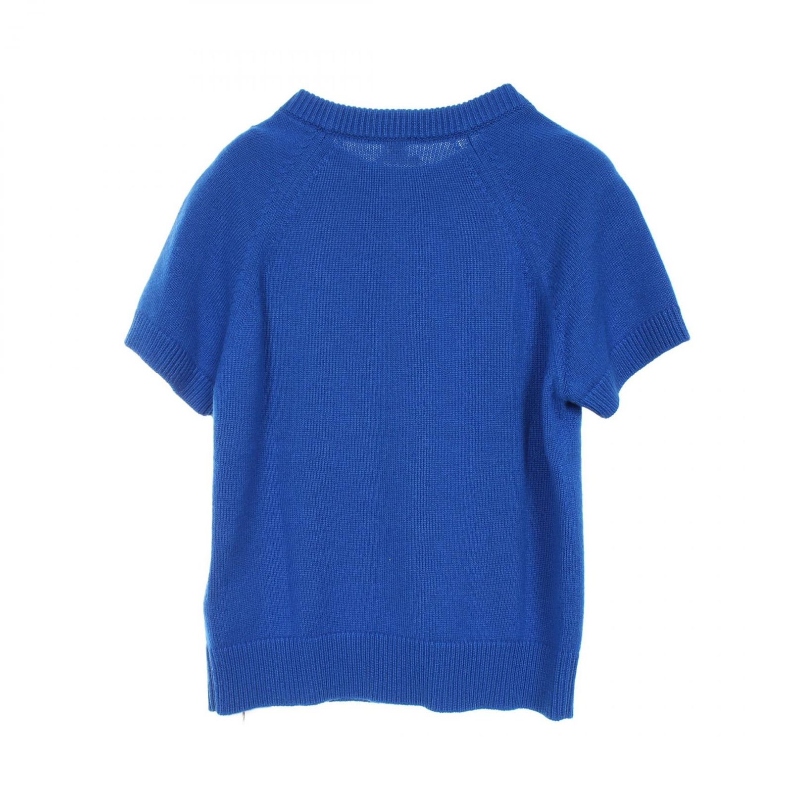 美品 エルメス 半袖ニット カシミヤ100% FUNNY ICE CREAM 4E2626DB レディース SIZE 34 (XS) HERMES 中古 美品 エルメス 半袖ニット カシミヤ100% FUNNY ICE CREAM