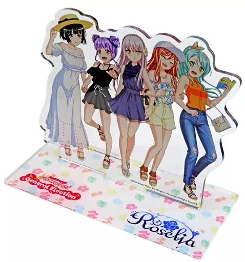【中古】アクリルスタンド・アクリルパネル [単品] Roselia アクリルスタンド 「BanG Dream! ガールズバンドパーティ! Roselia スペシャルグッズセットボックス」 英語版 第1回総選挙1位記念