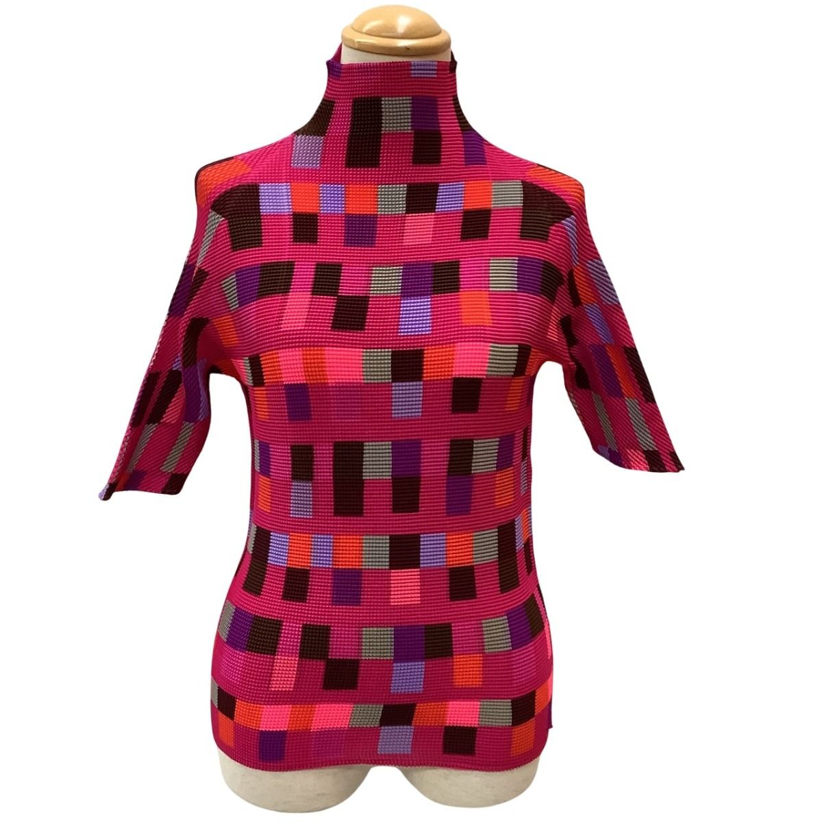 イッセイミヤケ ISSEY MIYAKE, 袖レースプリーツ全体ワッフルプリーツ ♪♪ISSEY MIYAKE イッセイミヤケ PLEATS PLEASE ワッフル