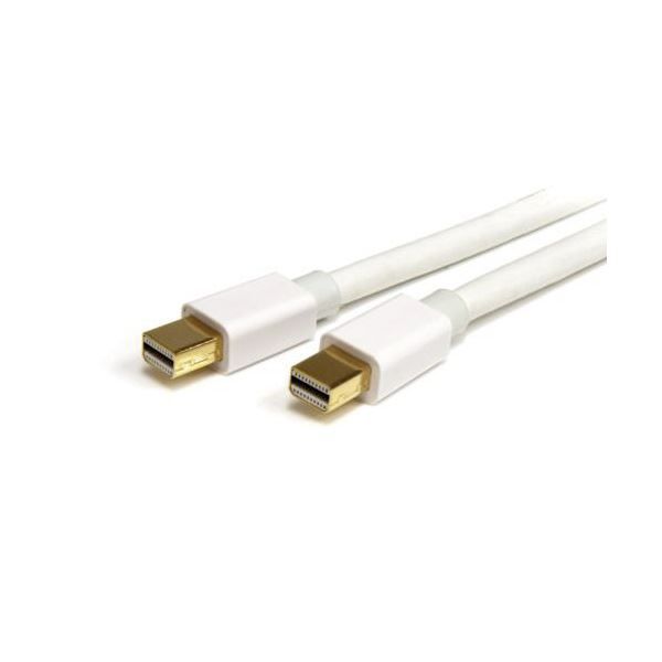 まとめ StarTech.com Mini DisplayPortケーブル 1m オス オス ホワイト MDPMM1MW 1本 ×3セット