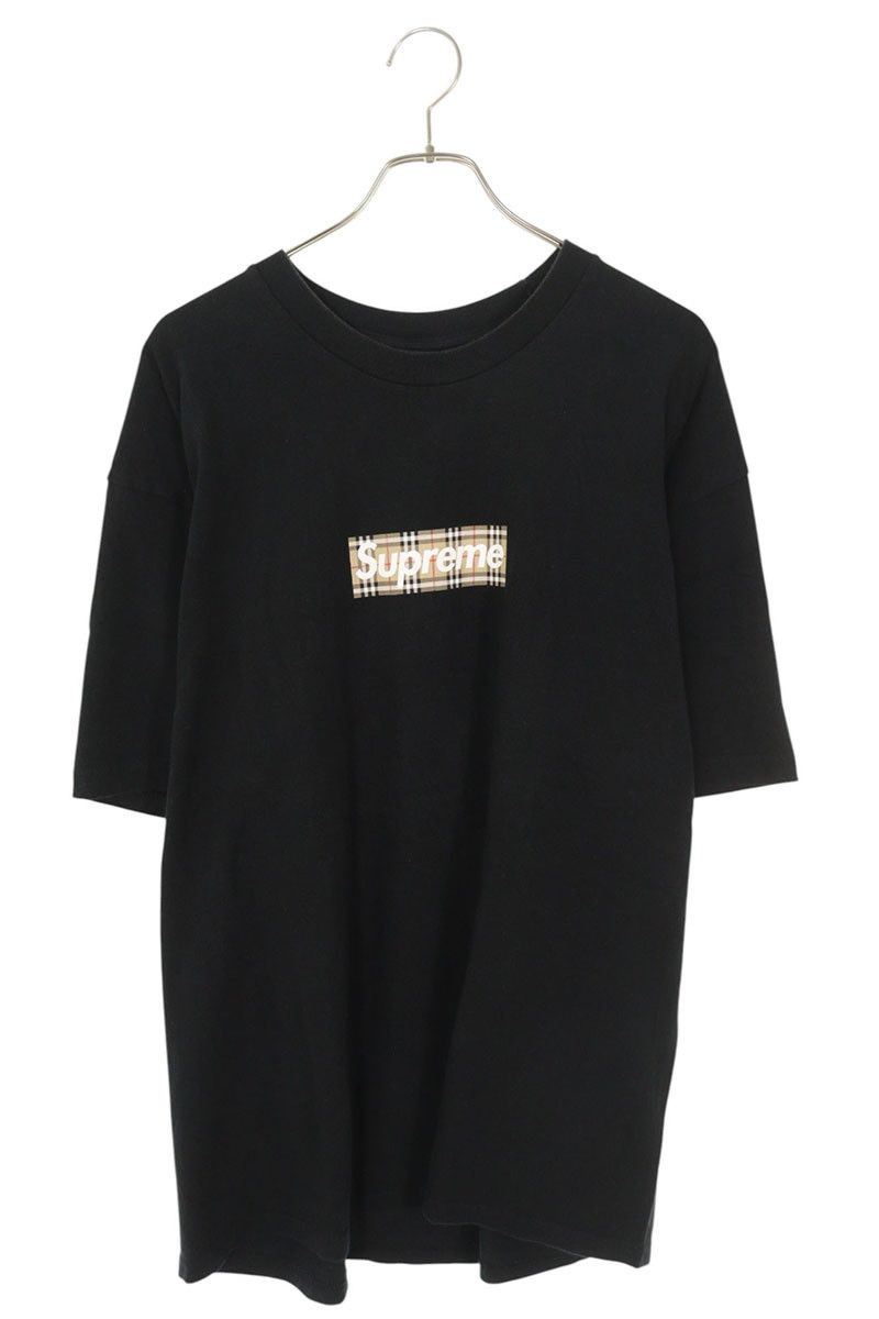 BURBERRY シュプリーム　ラグビー　ラガーシャツ M 黒 org.jpg