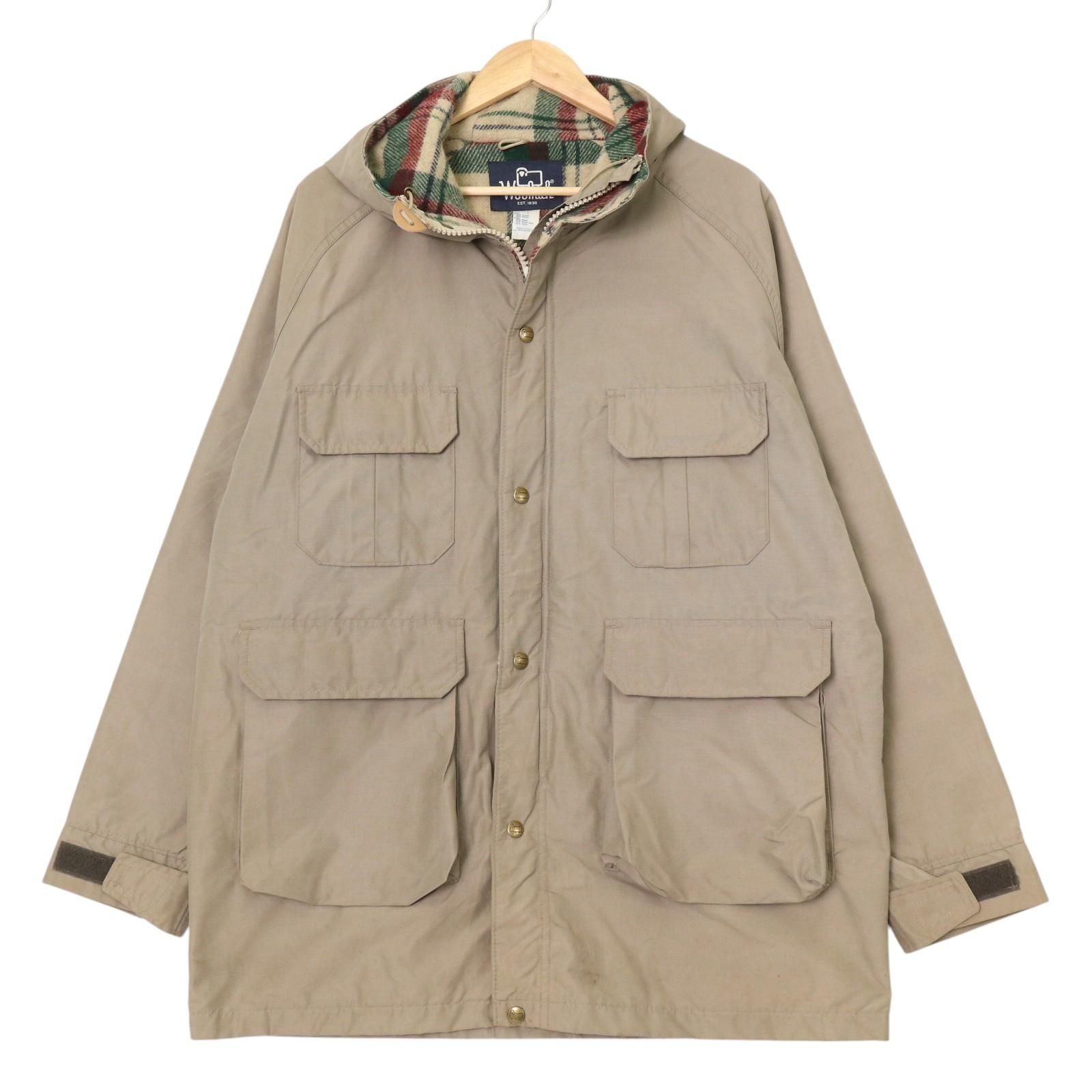 【USA製】　80s Woolrich マウンテンパーカ　ベージュ　L WOOLRICH ウールリッチ USA製 80年代 マウンテンパーカー 白タグ