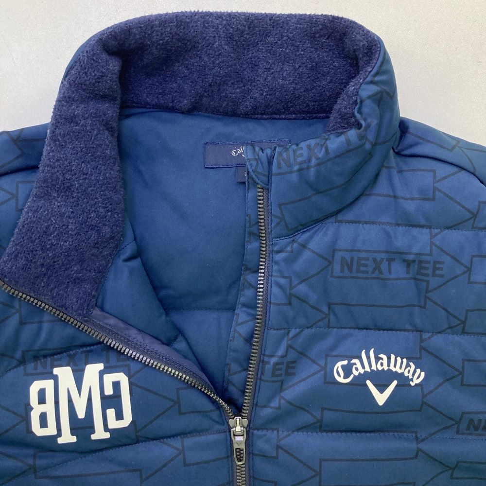 サイズ L CALLAWAY キャロウェイ 中綿ジャケット 総柄 ネイビー系 240101482069 ゴルフウェア メンズ ストスト WHITEMONARCHHOTEL_COM