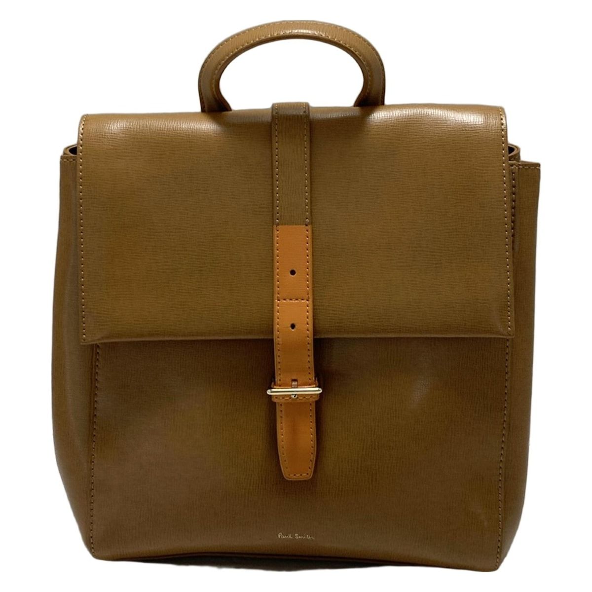 PaulSmith(ポールスミス) リュックサック - ブラウン×オレンジ レザー  