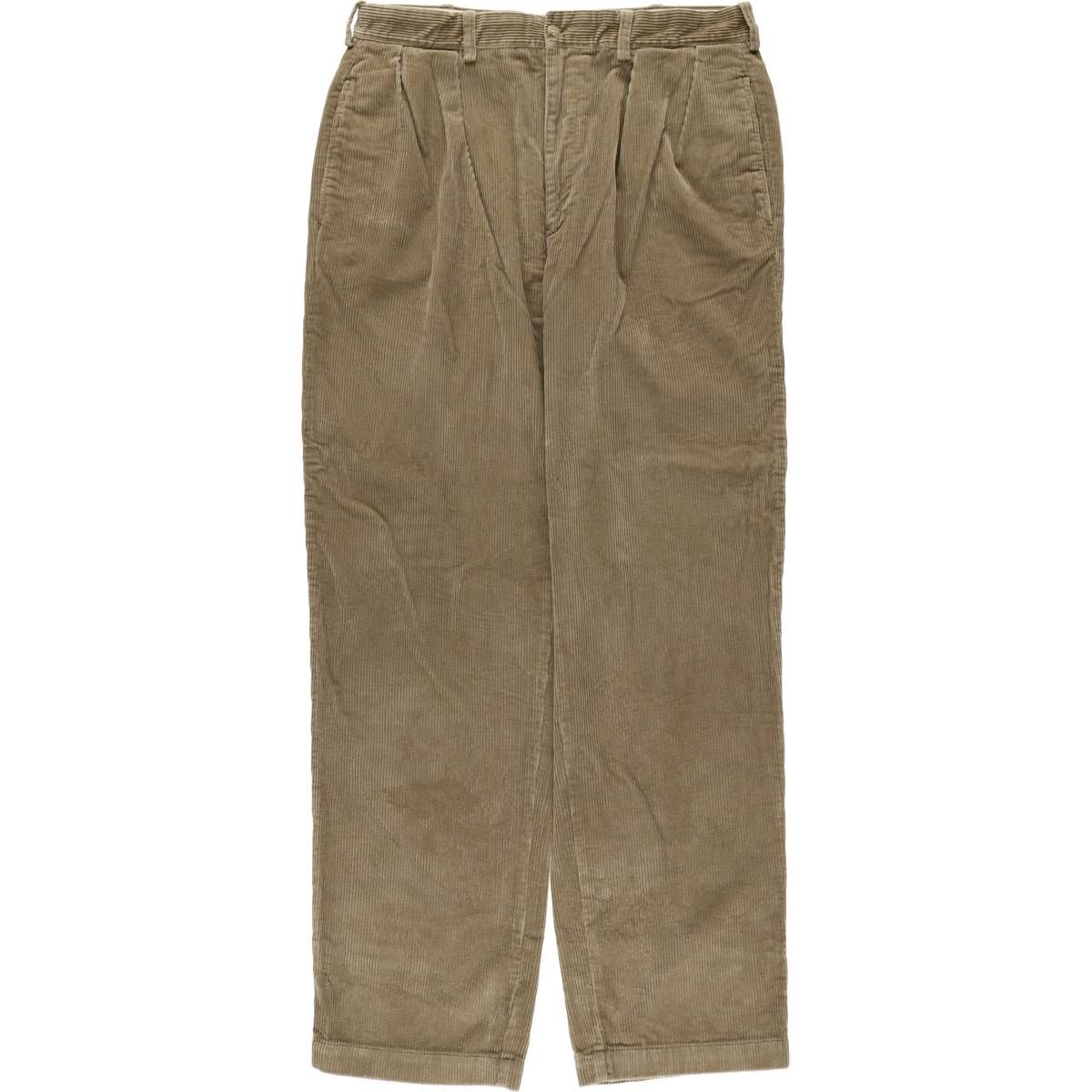 古着 ラルフローレン Ralph Lauren POLO by Ralph Lauren ANDREW PANT ツータック コーデュロイパンツ メンズw35相当|eaa587453