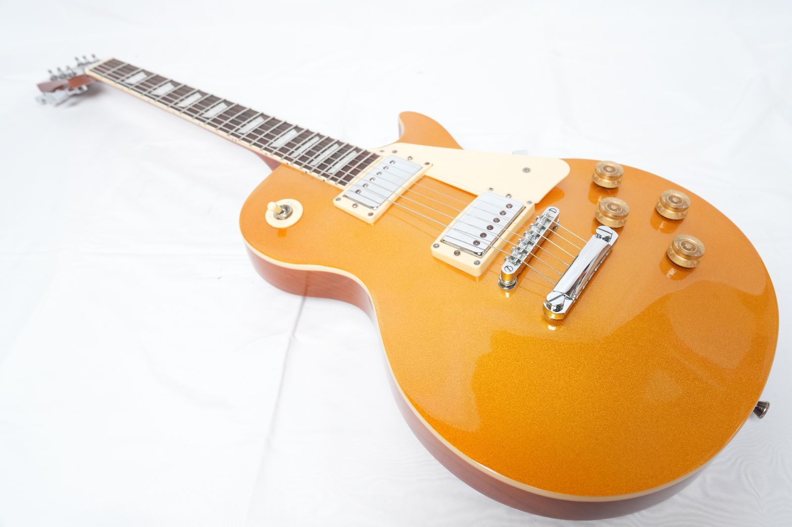 ☆Bacchus☆BLS Live Road Les Paul Standard Gold Top 美品 レス