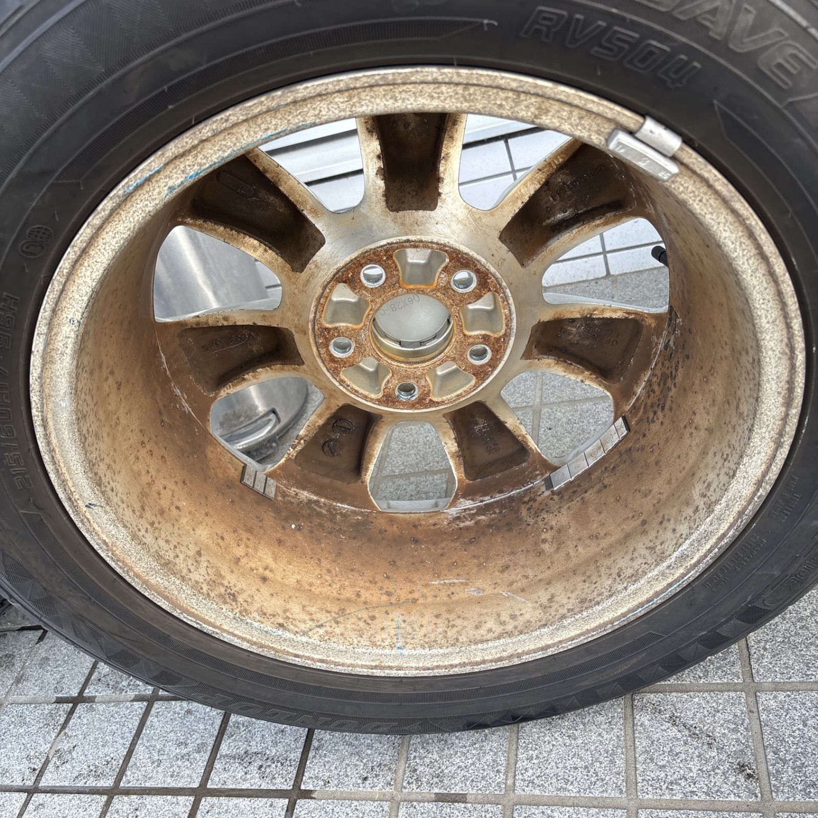 ホイールセットクロスロード　純正アルミホイールタイヤ4本セット215/60R17 ホンダ クロスロード 純正アルミホイール 4本セット5 - メルカリ