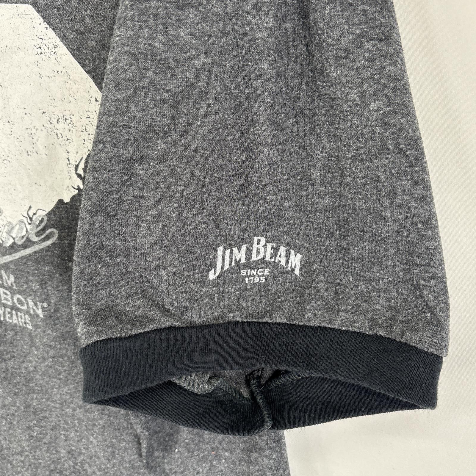 古着 JIM BEAM 半袖Tシャツ リンガー 大きいサイズ 企業