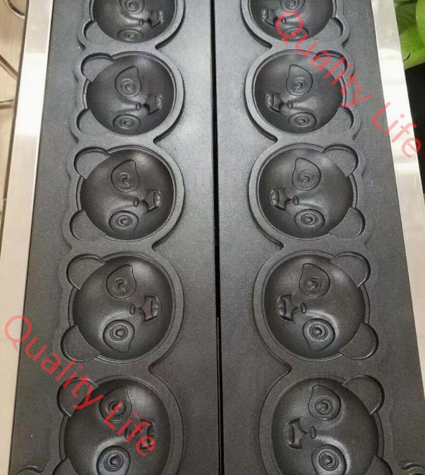 LPガス クマ型 ワッフルベーカー 小さなクマのワッフルメーカー 5個焼き LPガス式 業務用