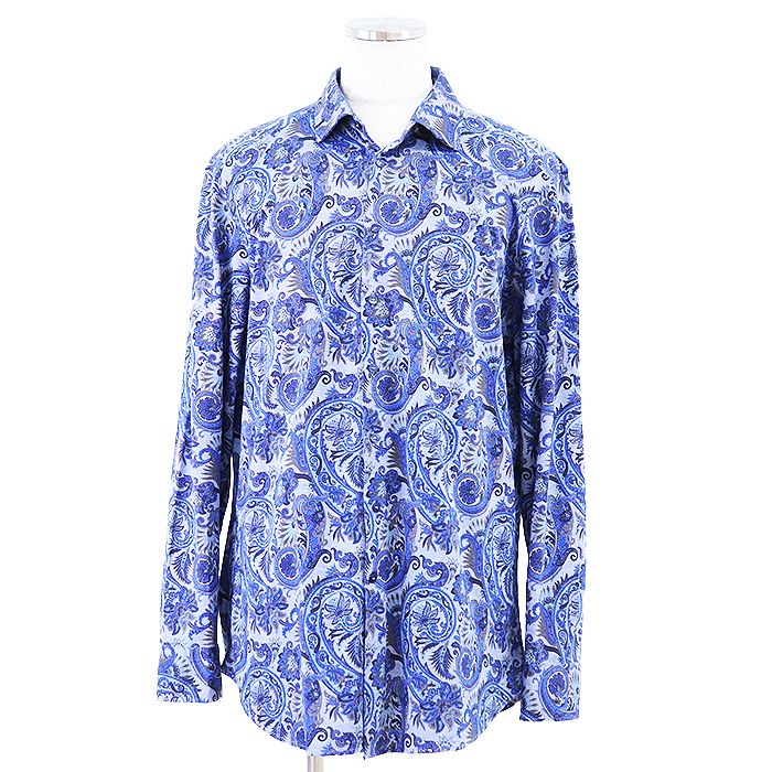 口豪奢 極美品】ETRO エトロ シャツ ロングスリーブ ペイズリー トップス