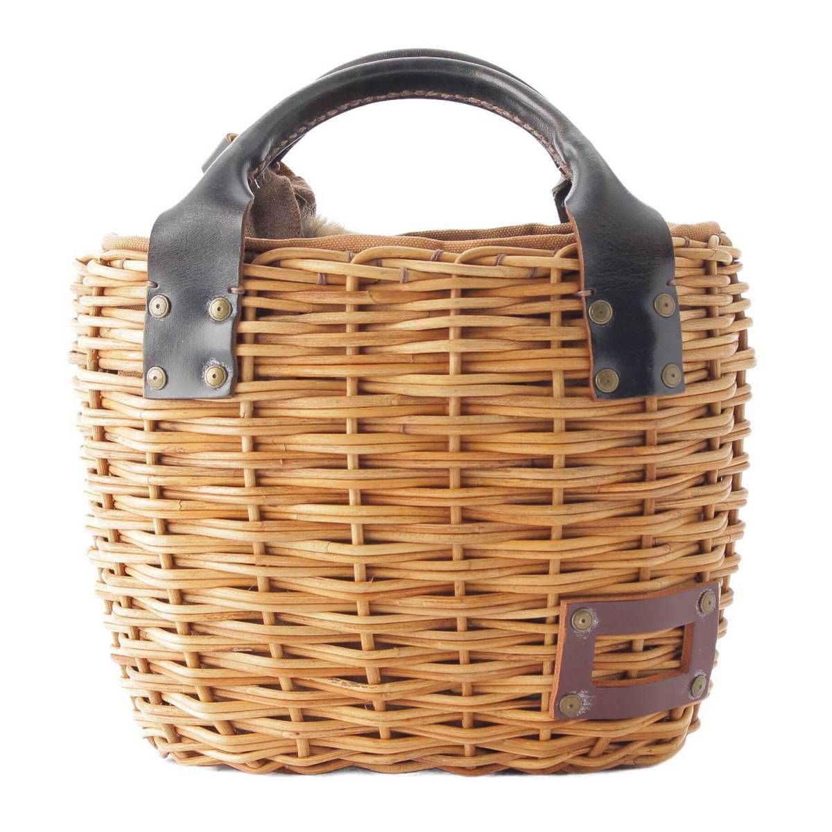 Chiyoko様専用① chiyoko様専用エバゴス キャンバス扇トート かご