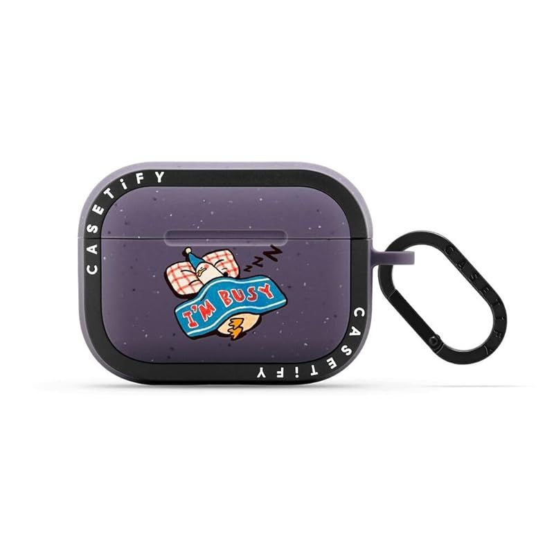 CASETiFY バウンス ケース AirPods Pro ケース 第1世代 - 第2世代 - ZZZ - マットディープ パープル