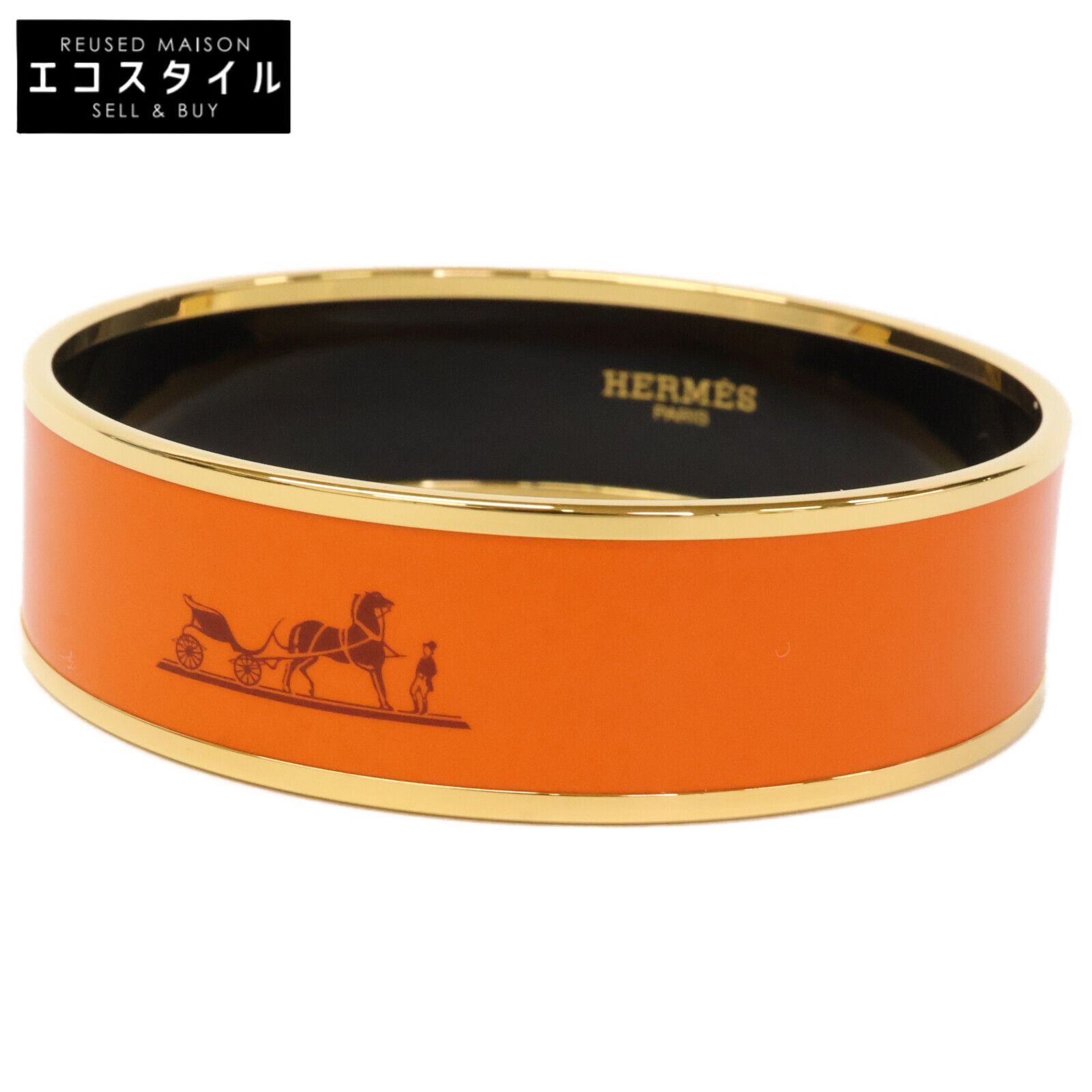HERMES エルメス エマイユGM カレーシュ