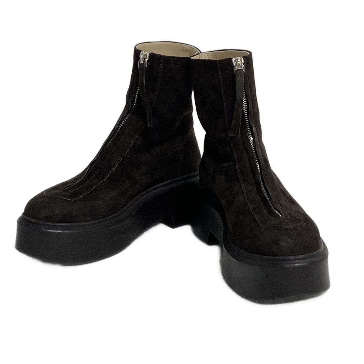 THE ROW ザロウ ショートブーツ 36 レディース - ダークブラウン